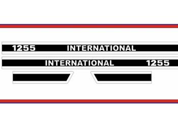Naklejki ciągnik traktor Case International 1255 Nalepki Komplet