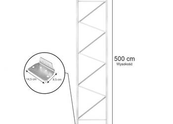 Rama MAGO HX82 Ocynk 500x110x8.2 cm - Elementy do Regału Magazynowego