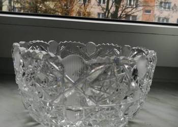 Kryształowa miska prl