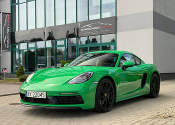 Porsche 718 Cayman GTS 4.0 400 KM. Gwarancja 03.2027. Salon PL. FV 23%.