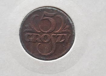 5 Groszy 1923 r. - nr 3 - rzadkie - ładne