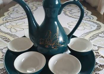 Porcelanowy zestaw do sake-oryginalny