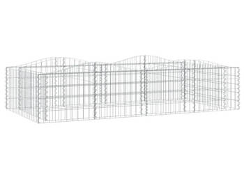 Łukowaty kosz gabionowy 200x100x50 cm galwanizowane żelazo WM-153550