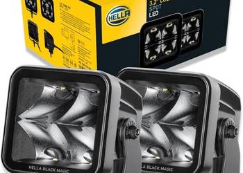 Zestaw Reflektorów LED HELLA BLACK MAGIC CUBE 3.2" - SPOT - Dalekosiężne