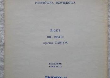 Płyta pocztówka dźwiękowa 1978 Carlos Big Bisou