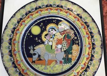 Talerz dekoracyjny Rosenthal Björn Wiinblad 1979r