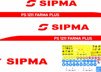 NAKLEJKI SIPMA PS1211 SUPER MOCNE ZAMIENNIKI