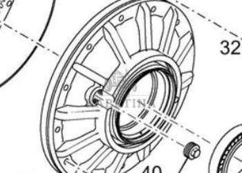 New Holland CR9080 Pokrywa Obudowa Przedniego Napędu Przedniej Osi CZĘŚCI …