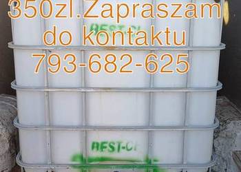 Zbiorniki IBC o pojemności 1000 l.