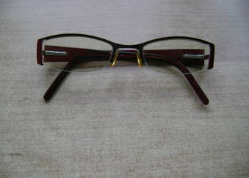 Starocie z PRL - Okulary damskie korekcyjne -1 dioptria marki SONIC 13 cm