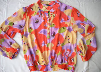 PAPAYA koszula Zwiewna STÓJKA j NOWA 42 44 gumki PAPAYA koszula Zwiewna STÓJKA j NOWA 42 44 gumki