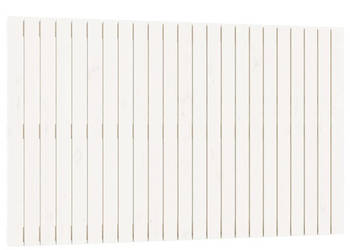 Wezgłowie łóżka białe 147x3x90 cm lite drewno sosnowe WM-824894