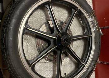 Kawasaki Z 440 przednia felga koło ośka opona C369