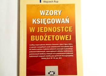 Wojciech Rup - Wzory księgowań w jednostce budżetowej