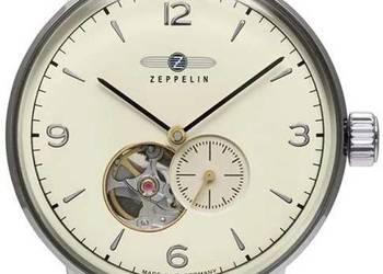 Zeppelin Hindenburg Open Heart 8066-1N automat WR 5ATM Miyota 82S5 jak nowy