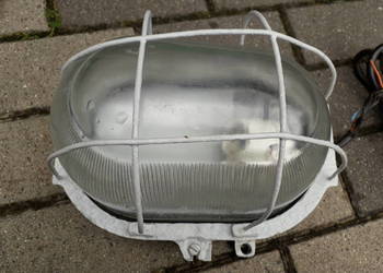 Lampa ceramiczna industrial loft prl