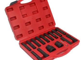ZESTAW NASADEK BITÓW UDAROWYCH KLUCZE NASADKI IMBUS TORX HEX 3/4" 1" 16el.