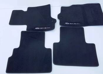 DYWANIKI WELUROWE CZARNE INFINITI QX50 EX30d EX35