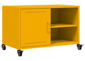 Szafka RTV musztardowa 68x39x435 cm stal WM-846671
