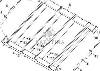 John Deere X9 1100 Podłoga Kanału CZĘŚCI AXE88163 AXE109496 AXE87745 AXE81…