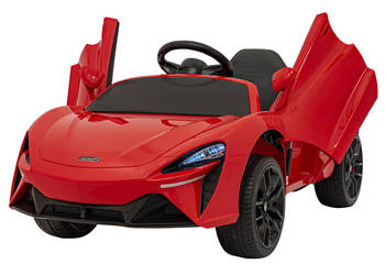 Samochód na akumulator McLaren Artura dla dzieci 12V pilot czerwony