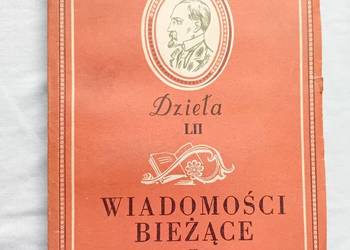 Henryk Sienkiewicz. Dzieła, tom LII, Wiadomości bieżące, tom II. PIW, 1950.