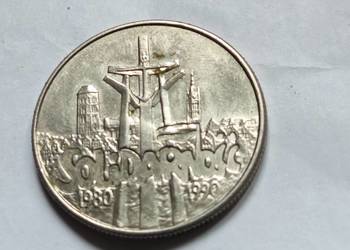 200. Moneta SOLIDARNOŚĆ o nominale 10000 tyś. z 1990 roku.