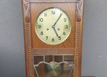 Stary zegar ścienny gabinetowy Junghans 1941r ładny sprawny film F048