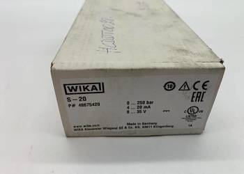 Wika S-20 0-250 bar 4-20ma Przetwornik ciśnienia
