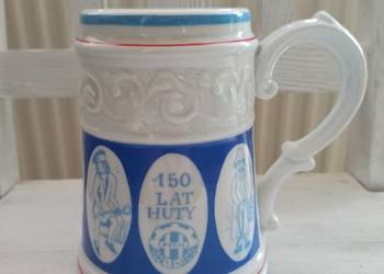 Huta Pokój 150 lat kufel okolicznościowy porcelana WAWEL