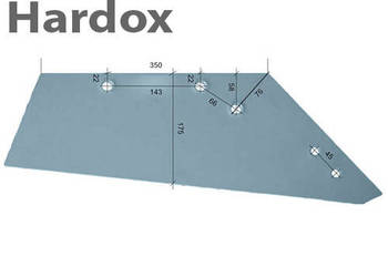Lemiesz 300ha! HARDOX SSP293OSE/P części do pługa RABEWERK