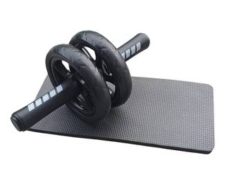 Kółko do ćwiczeń brzucha AB Wheel Roller z matą pod kolana Meteora