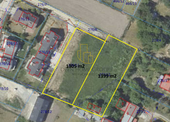 Żerniki Wrocławskie, działka budowlana 1305 m2
