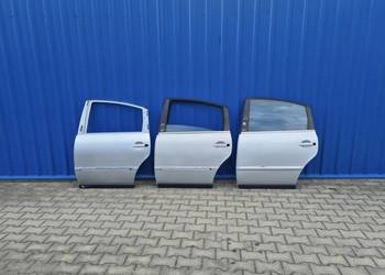 DRZWI TYŁ LEWY LEWE VW PASSAT B5 FL SEDAN LA7W SREBRNE
