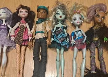 Monster High LALKI 6 sztuk