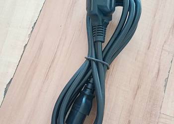 kabel przewód zasilający PC monitor drukarka, czarny, prosta wtyczka