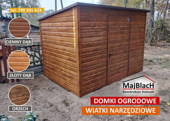 Garaż - Wiatka Ogrodowa - Magazyn - Schowek na Narzędzia – Maj-Blach