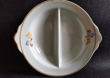 Stary przedwojenny dwojak przyprawnik porcelana Ćmielów podwójna sygnatura