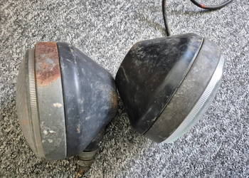 Przednie lampy Ursus C-330 Zelmot metalowe komplet