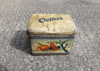 Stara przedwojenna puszka DR Oetker