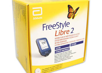 Czujnik Freestyle Libre 2 Alarmy dźwiękowe Polskie Menu Nowy ! Super cena *