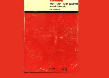 CASE  1194, 1294, 1394, 1494, 1694  instrukcja obsługi CASE  1194, 1294, 1394, 1494, 1694  instrukcja obsługi