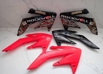 Plastiki Osłony Owiewki Chłodnic Zbiornika Honda CRF 250 R 04-09r