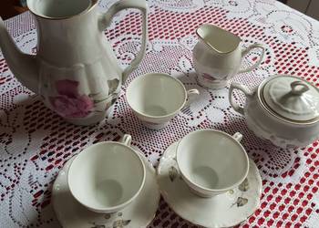 Bogucice śląska stara porcelana  serwis filiżanka talerzyk