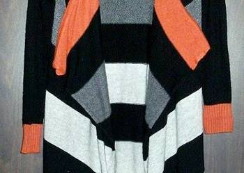 Sweter - z acrylu w pasy marki Fuming r. 40/42