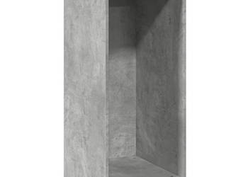 Szafka garderobiana szarość betonu 48x41x102 cm WM-840817