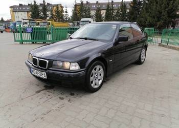 BMW E36 316i Compact 102KM-Klima-Zadbana zielona tapicerka-Alu