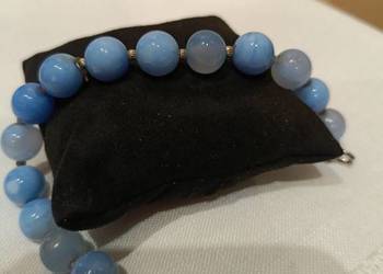 Bransoletka z agatem blue
