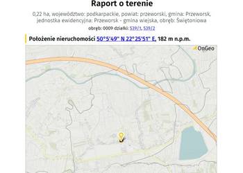 Działka budowlana w centrum wsi Świętoniowa