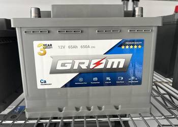 Akumulator 65Ah GROM 650A, DARMOWY DOWÓZ